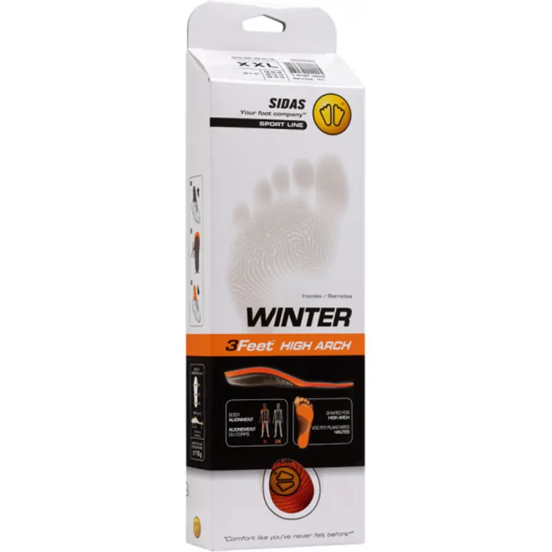 Sidas Winter 3Feet High Arch Ski Boot Insole-3